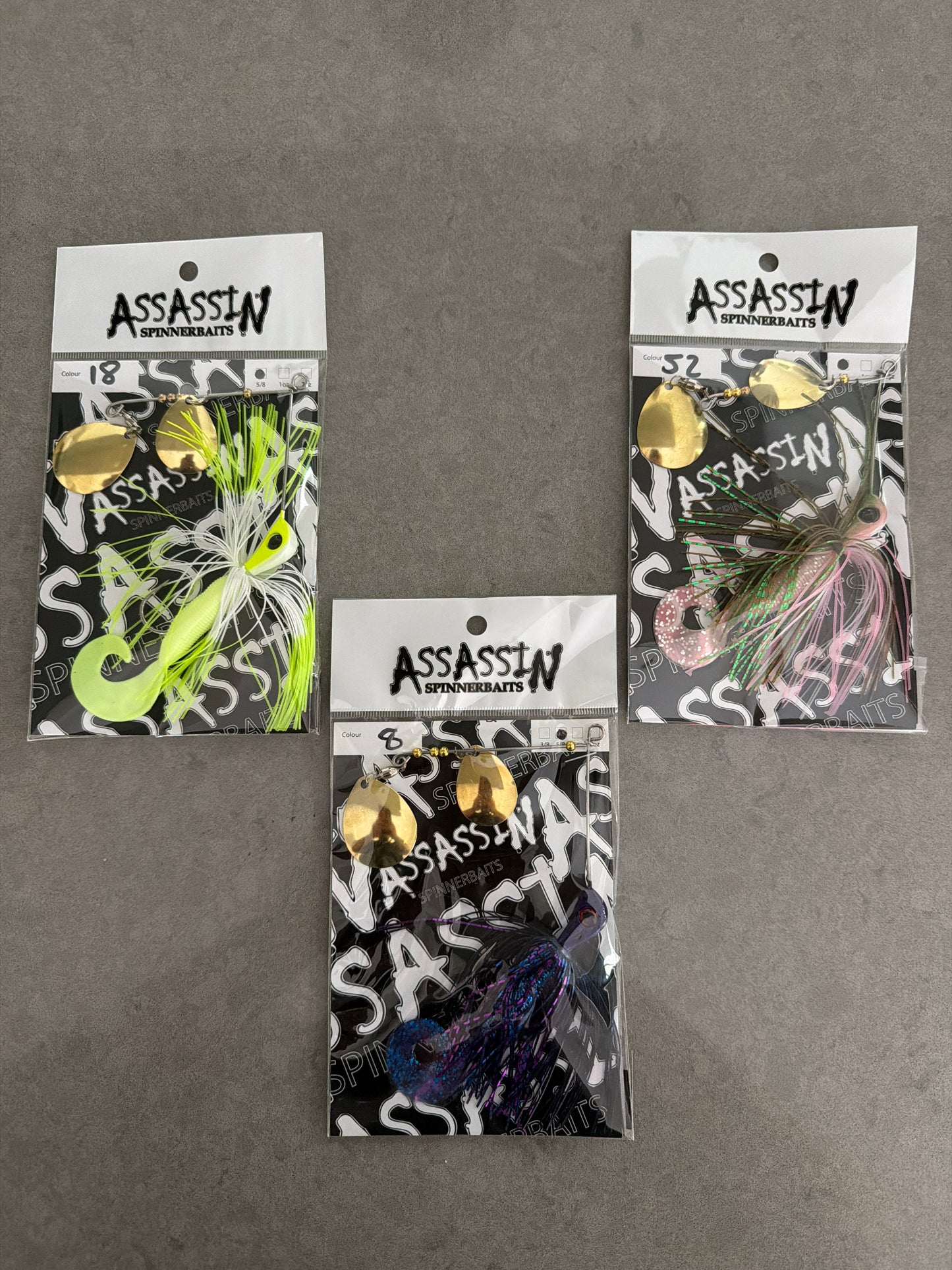 Assassin spinner baits 5/8oz