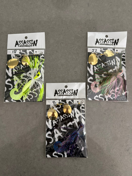 Assassin spinner baits 5/8oz