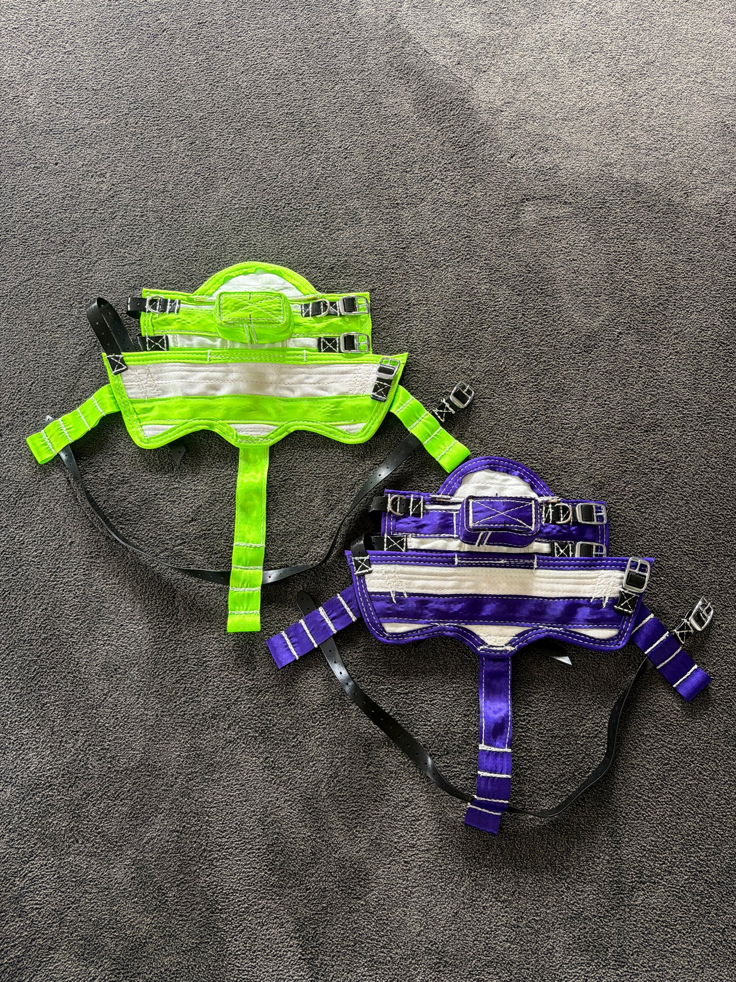 Half chest plate with built in tracker cover