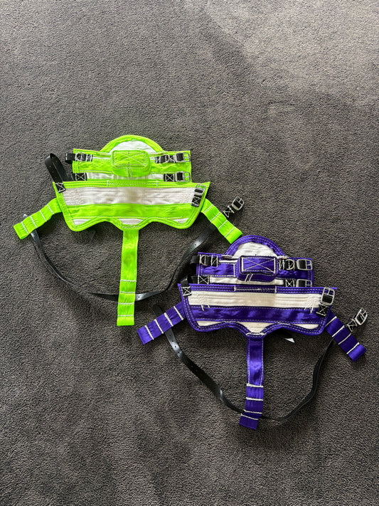 Half chest plate with built in tracker cover