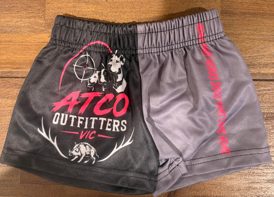 Kids footy shorts