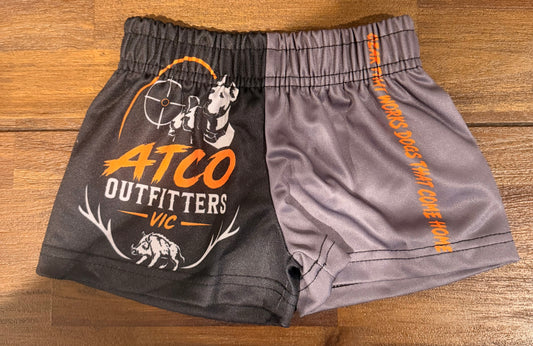 Kids footy shorts