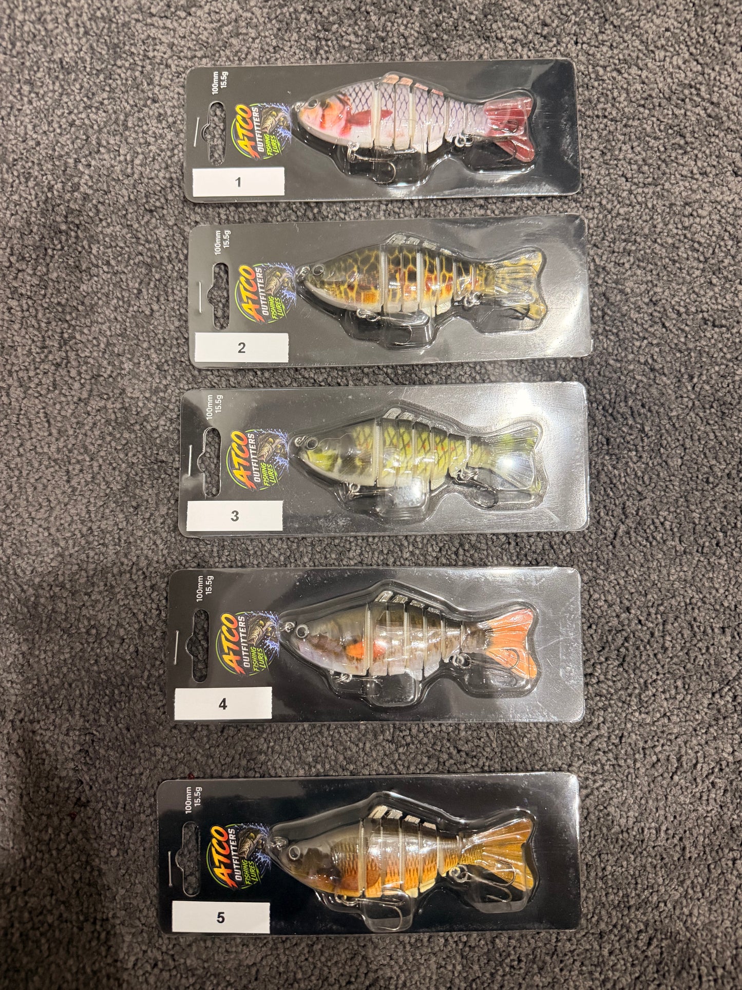 7 piece swim lure