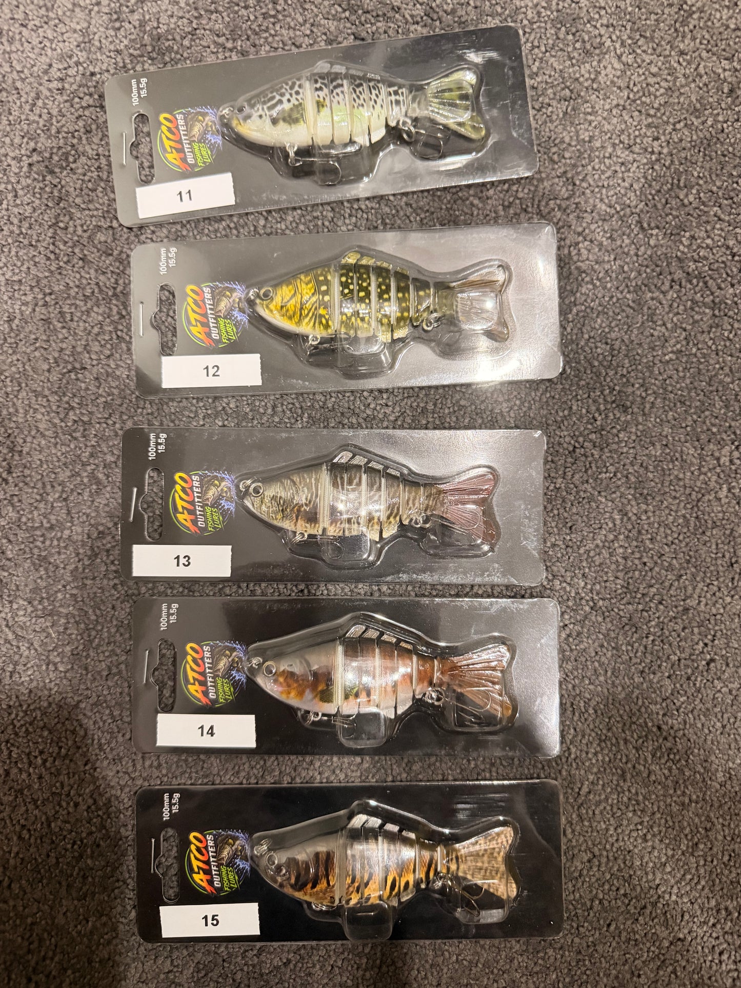 7 piece swim lure