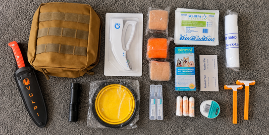 First aid and knife bundle